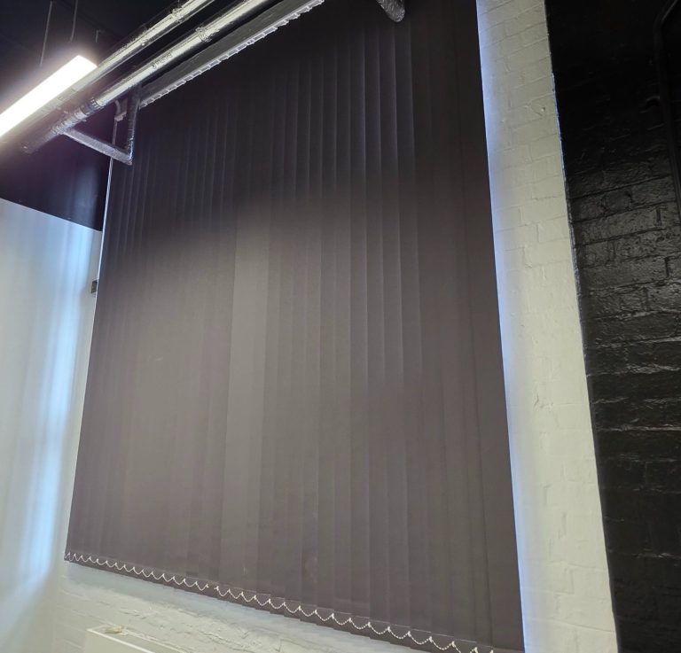 Made to measure vertical blinds Made to measure vertical blinds installed by TrueShade Interiors at Coventry University