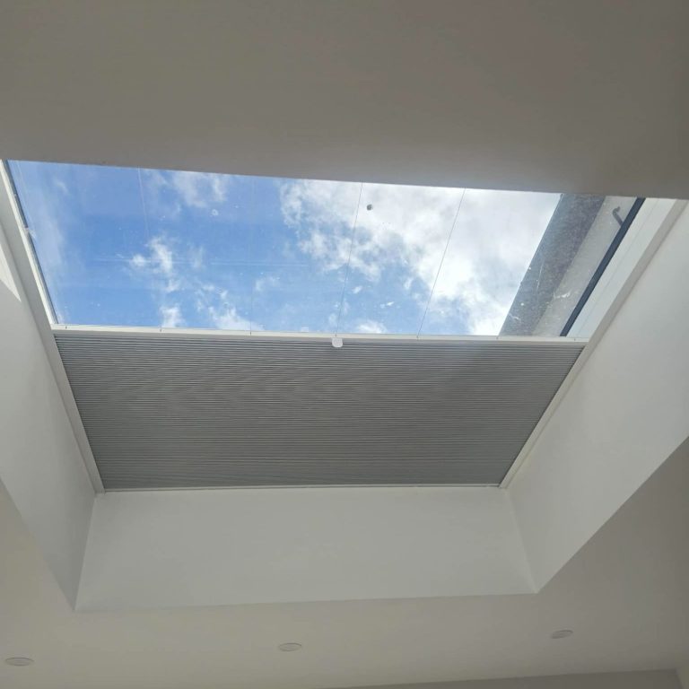 Made to measure skylight blind Made to measure thermal cellular skylight blind to tackle light, heat and solar gain by TrueShade Interiors