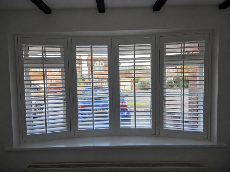 Made to measure shutters A premium made to measure option that adds style, privacy and excellent light control. Shutters work beautifully in bay windows, living room