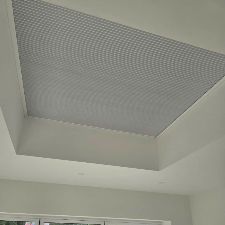 Made to measure skylight blind Made to measure thermal cellular skylight blind to tackle light, heat and solar gain by TrueShade Interiors